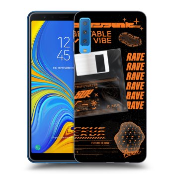 Picasee silikónový čierny obal pre Samsung Galaxy A7 2018 A750F - RAVE