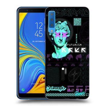 Picasee silikónový čierny obal pre Samsung Galaxy A7 2018 A750F - RETRO