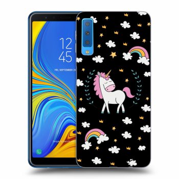 Picasee ULTIMATE CASE pro Samsung Galaxy A7 2018 A750F - Unicorn star heaven