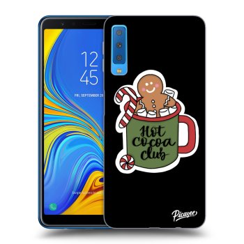 Picasee silikónový čierny obal pre Samsung Galaxy A7 2018 A750F - Hot Cocoa Club