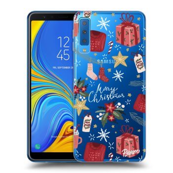 Obal pre Samsung Galaxy A7 2018 A750F - Christmas