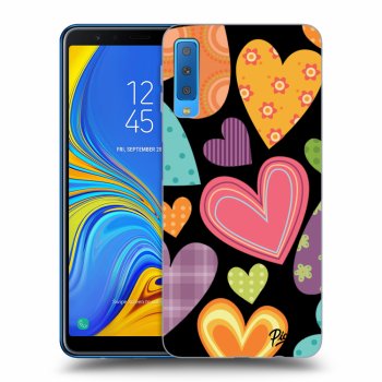 Picasee ULTIMATE CASE pro Samsung Galaxy A7 2018 A750F - Colored heart