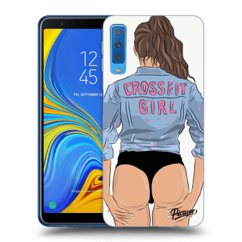 Obal pre Samsung Galaxy A7 2018 A750F - Crossfit girl - nickynellow