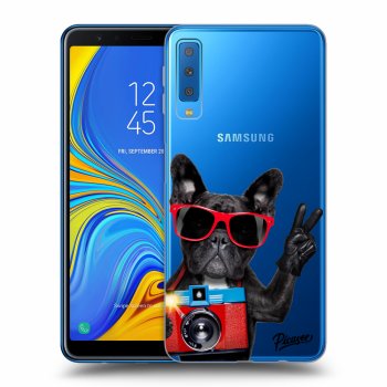 Obal pre Samsung Galaxy A7 2018 A750F - French Bulldog