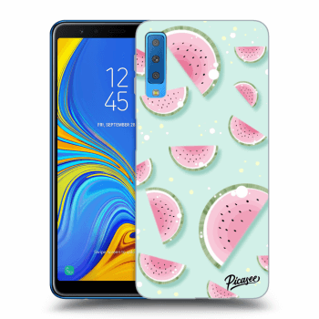 Picasee silikónový čierny obal pre Samsung Galaxy A7 2018 A750F - Watermelon 2