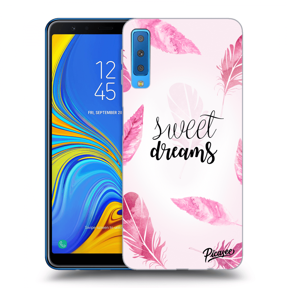 Picasee silikónový prehľadný obal pre Samsung Galaxy A7 2018 A750F - Sweet dreams