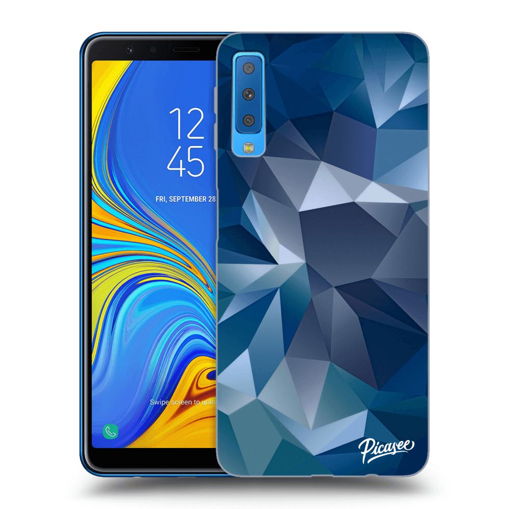 Picasee silikónový čierny obal pre Samsung Galaxy A7 2018 A750F - Wallpaper