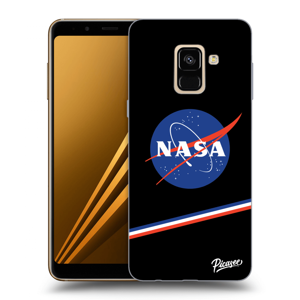 Picasee silikónový čierny obal pre Samsung Galaxy A8 2018 A530F - NASA Original