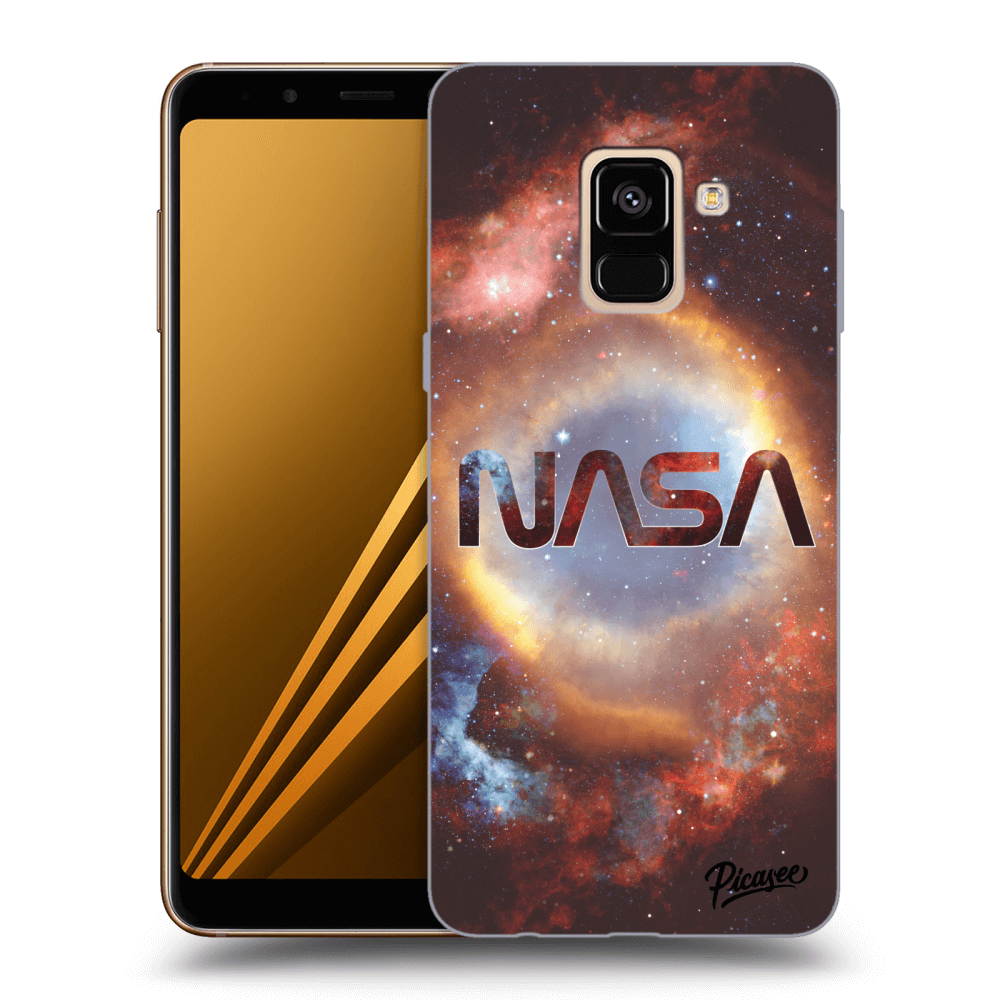 Picasee silikónový prehľadný obal pre Samsung Galaxy A8 2018 A530F - Nebula