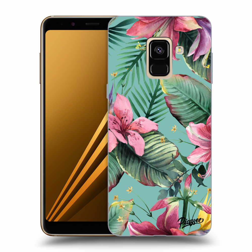 Picasee silikónový čierny obal pre Samsung Galaxy A8 2018 A530F - Hawaii