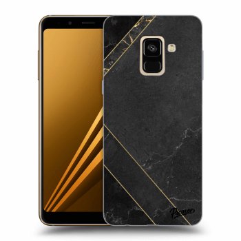 Obal pre Samsung Galaxy A8 2018 A530F - Black tile