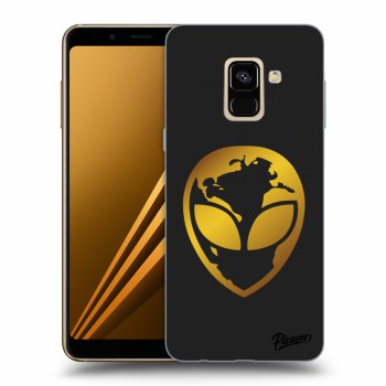 Obal pre Samsung Galaxy A8 2018 A530F - EARTH - Gold Alien 3.0