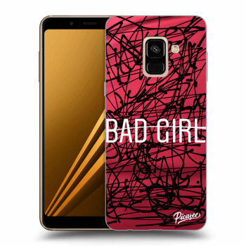 Picasee silikónový prehľadný obal pre Samsung Galaxy A8 2018 A530F - Bad girl