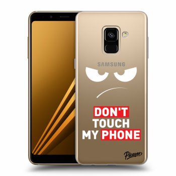Obal pre Samsung Galaxy A8 2018 A530F - Angry Eyes - Transparent