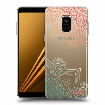 Obal pre Samsung Galaxy A8 2018 A530F - Flowers pattern