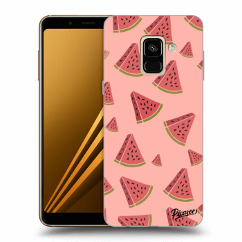 Picasee silikónový prehľadný obal pre Samsung Galaxy A8 2018 A530F - Watermelon