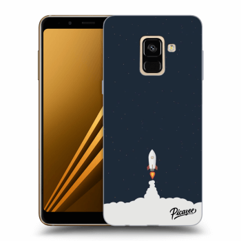 Picasee silikónový prehľadný obal pre Samsung Galaxy A8 2018 A530F - Astronaut 2