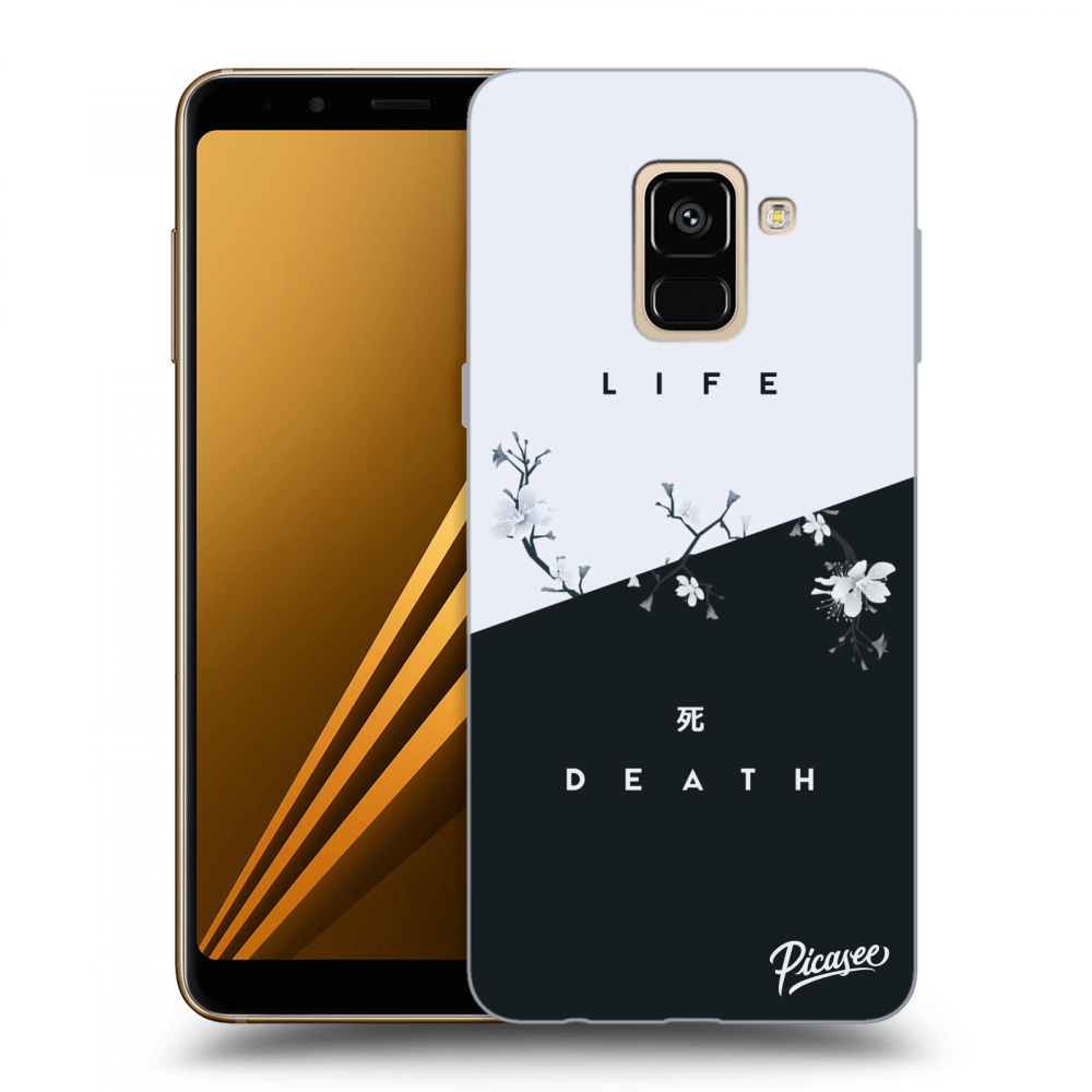 Picasee silikónový prehľadný obal pre Samsung Galaxy A8 2018 A530F - Life - Death