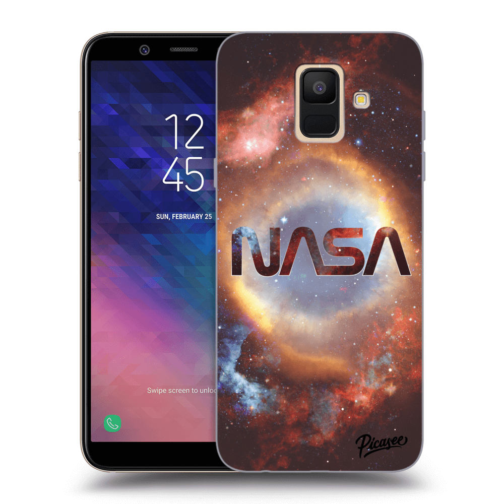 Picasee silikónový prehľadný obal pre Samsung Galaxy A6 A600F - Nebula