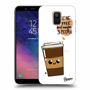 Obal pre Samsung Galaxy A6 A600F - Cute coffee