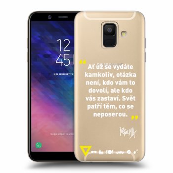 Obal pre Samsung Galaxy A6 A600F - Kazma - SVĚT PATŘÍ TĚM, CO SE NEPOSEROU