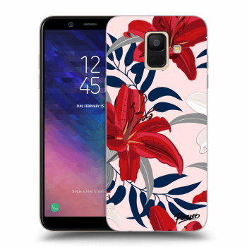 Obal pre Samsung Galaxy A6 A600F - Red Lily