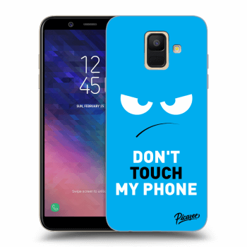 Obal pre Samsung Galaxy A6 A600F - Angry Eyes - Blue