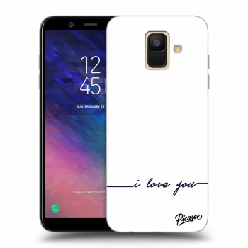Obal pre Samsung Galaxy A6 A600F - I love you