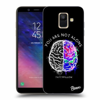 Obal pre Samsung Galaxy A6 A600F - Brain - White