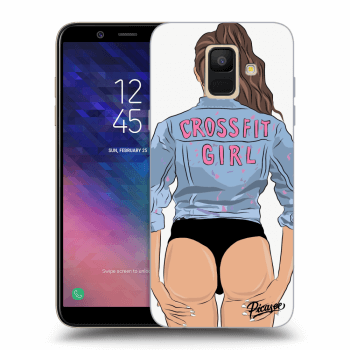 Obal pre Samsung Galaxy A6 A600F - Crossfit girl - nickynellow