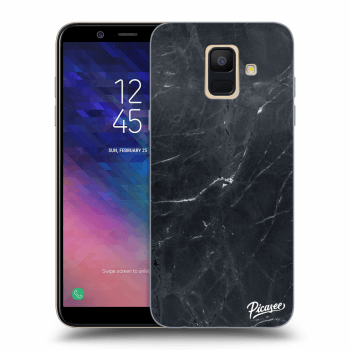 Obal pre Samsung Galaxy A6 A600F - Black marble