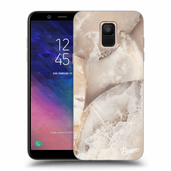 Obal pre Samsung Galaxy A6 A600F - Cream marble