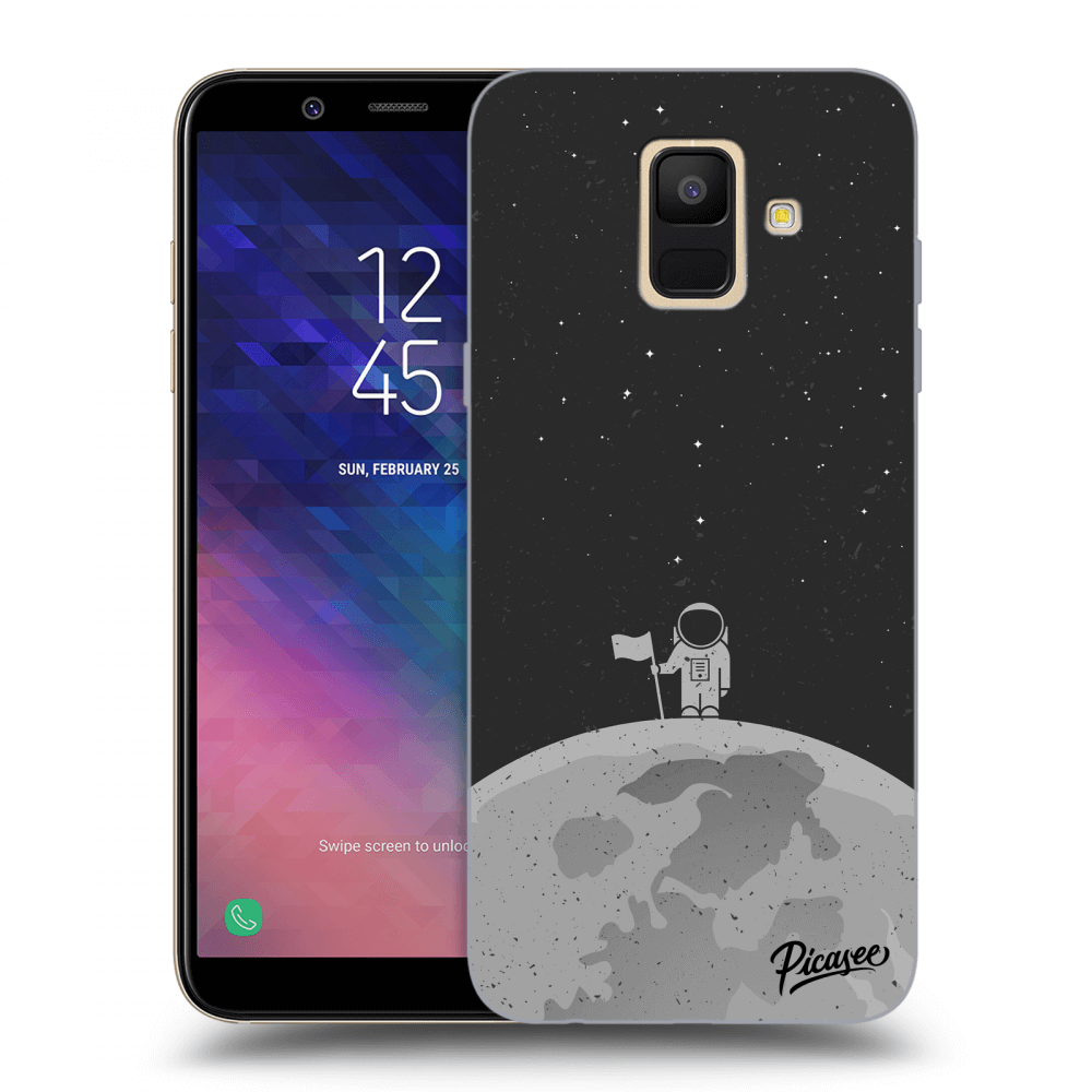Picasee silikónový prehľadný obal pre Samsung Galaxy A6 A600F - Astronaut