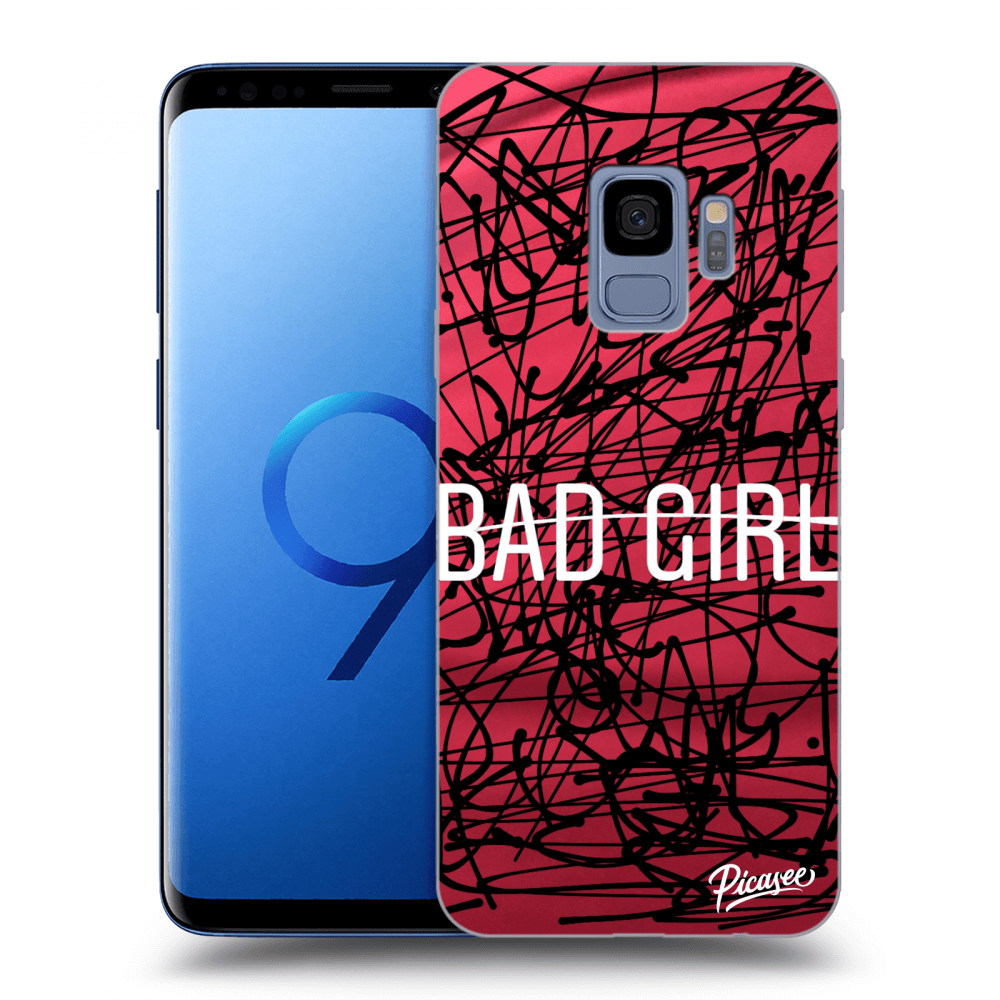 Picasee silikónový prehľadný obal pre Samsung Galaxy S9 G960F - Bad girl