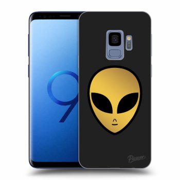 Picasee silikónový čierny obal pre Samsung Galaxy S9 G960F - Earth - Alien