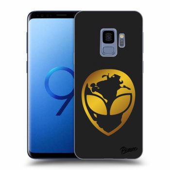 Obal pre Samsung Galaxy S9 G960F - EARTH - Gold Alien 3.0