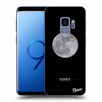 Picasee silikónový čierny obal pre Samsung Galaxy S9 G960F - Moon Minimal