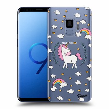 Picasee silikónový prehľadný obal pre Samsung Galaxy S9 G960F - Unicorn star heaven
