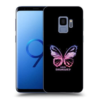 Picasee silikónový čierny obal pre Samsung Galaxy S9 G960F - Diamanty Purple