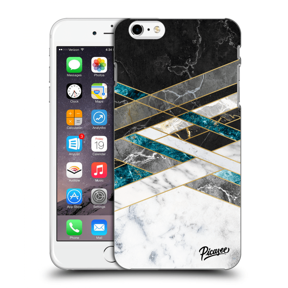 Picasee ULTIMATE CASE pro Apple iPhone 6 Plus/6S Plus - Black & White geometry