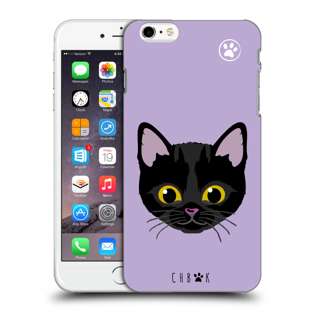 Picasee ULTIMATE CASE pro Apple iPhone 6 Plus/6S Plus - Chybí mi kočky - Fialová