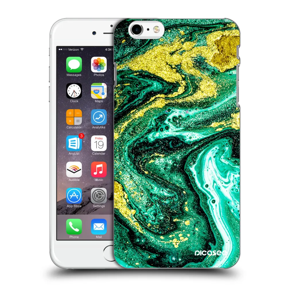 Picasee ULTIMATE CASE pro Apple iPhone 6 Plus/6S Plus - Green Gold
