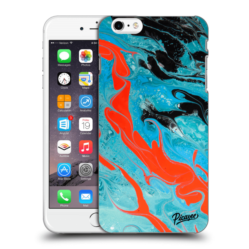 Picasee ULTIMATE CASE pro Apple iPhone 6 Plus/6S Plus - Blue Magma