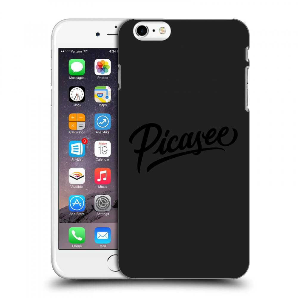 Picasee silikónový čierny obal pre Apple iPhone 6 Plus/6S Plus - Picasee - old logo - black
