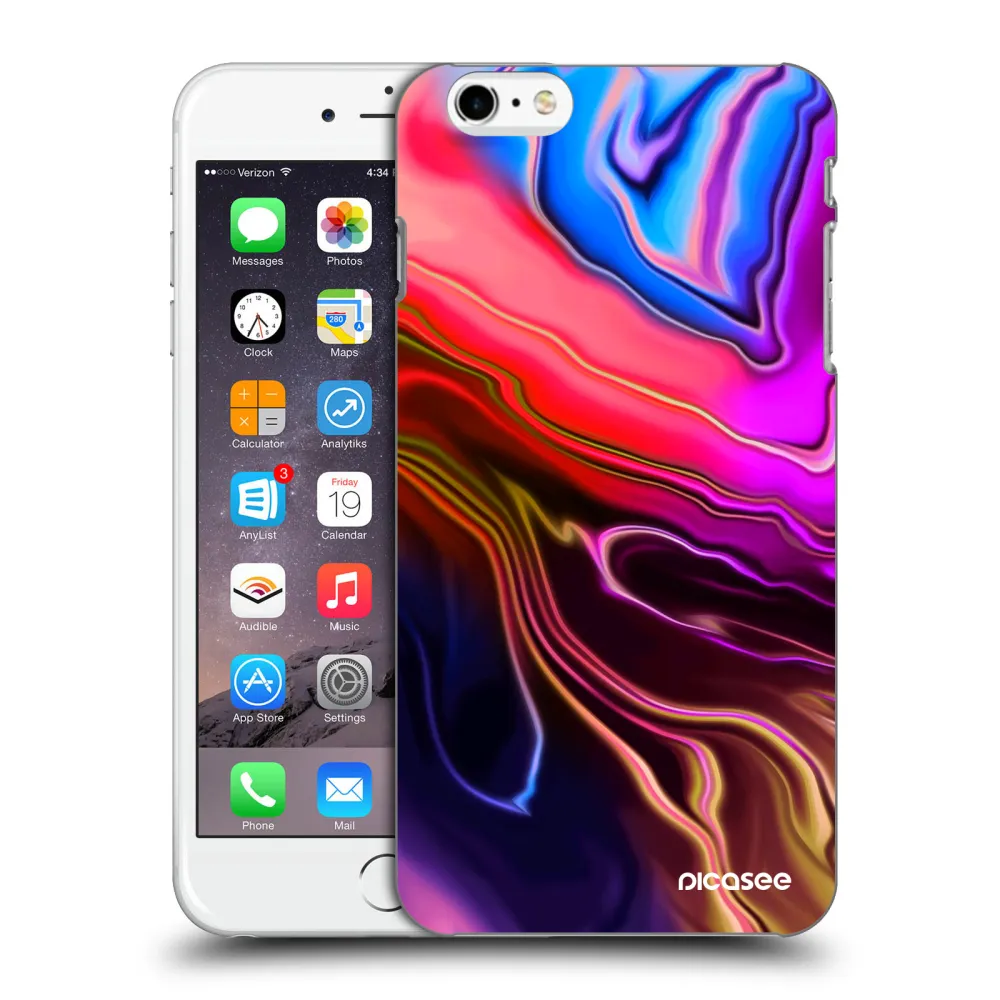 Silikónový prehľadný obal pre Apple iPhone 6 Plus/6S Plus - Electric