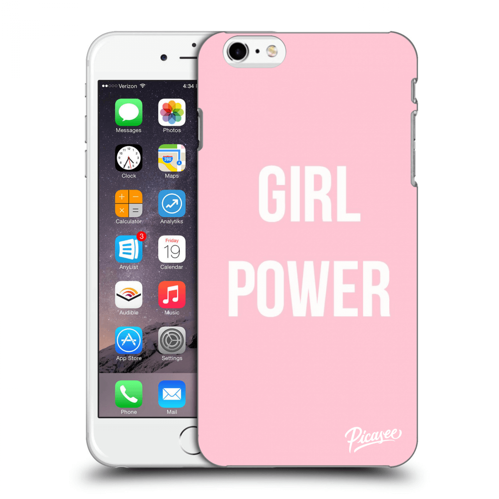 Picasee silikónový prehľadný obal pre Apple iPhone 6 Plus/6S Plus - Girl power