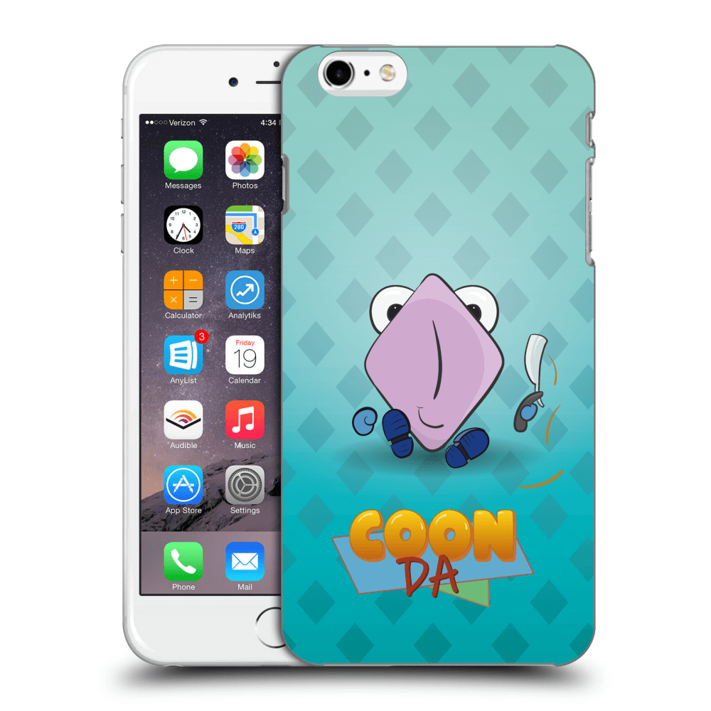 Silikónový prehľadný obal pre Apple iPhone 6 Plus/6S Plus - COONDA holátko - světlá