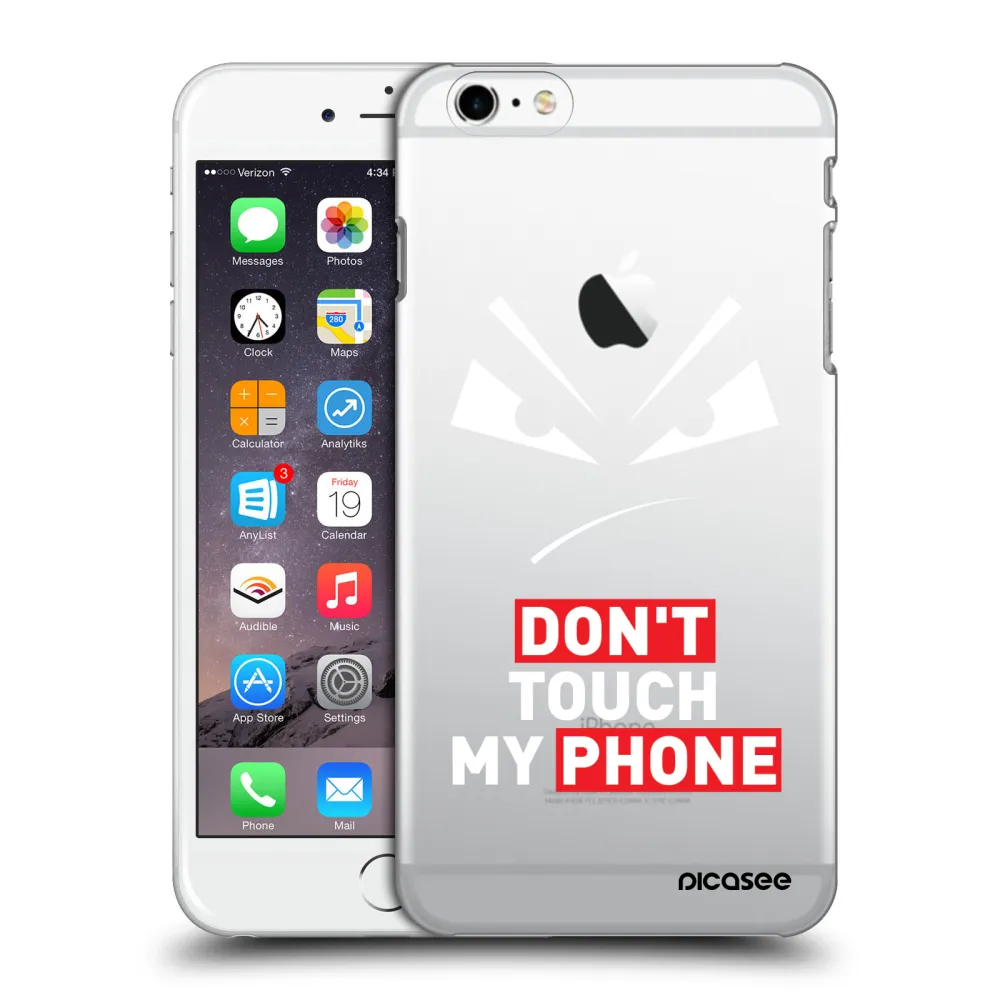 Picasee silikónový prehľadný obal pre Apple iPhone 6 Plus/6S Plus - Evil Eye - Transparent
