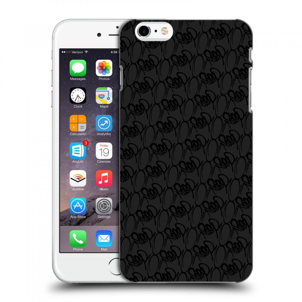 Picasee silikónový čierny obal pre Apple iPhone 6 Plus/6S Plus - Separ - Black On Black 2