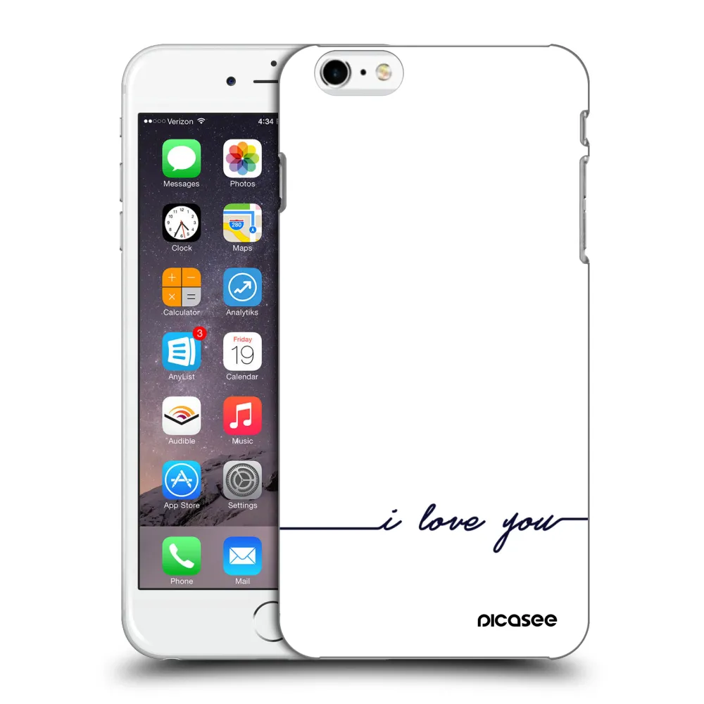 Picasee ULTIMATE CASE pro Apple iPhone 6 Plus/6S Plus - Milujem ťa
